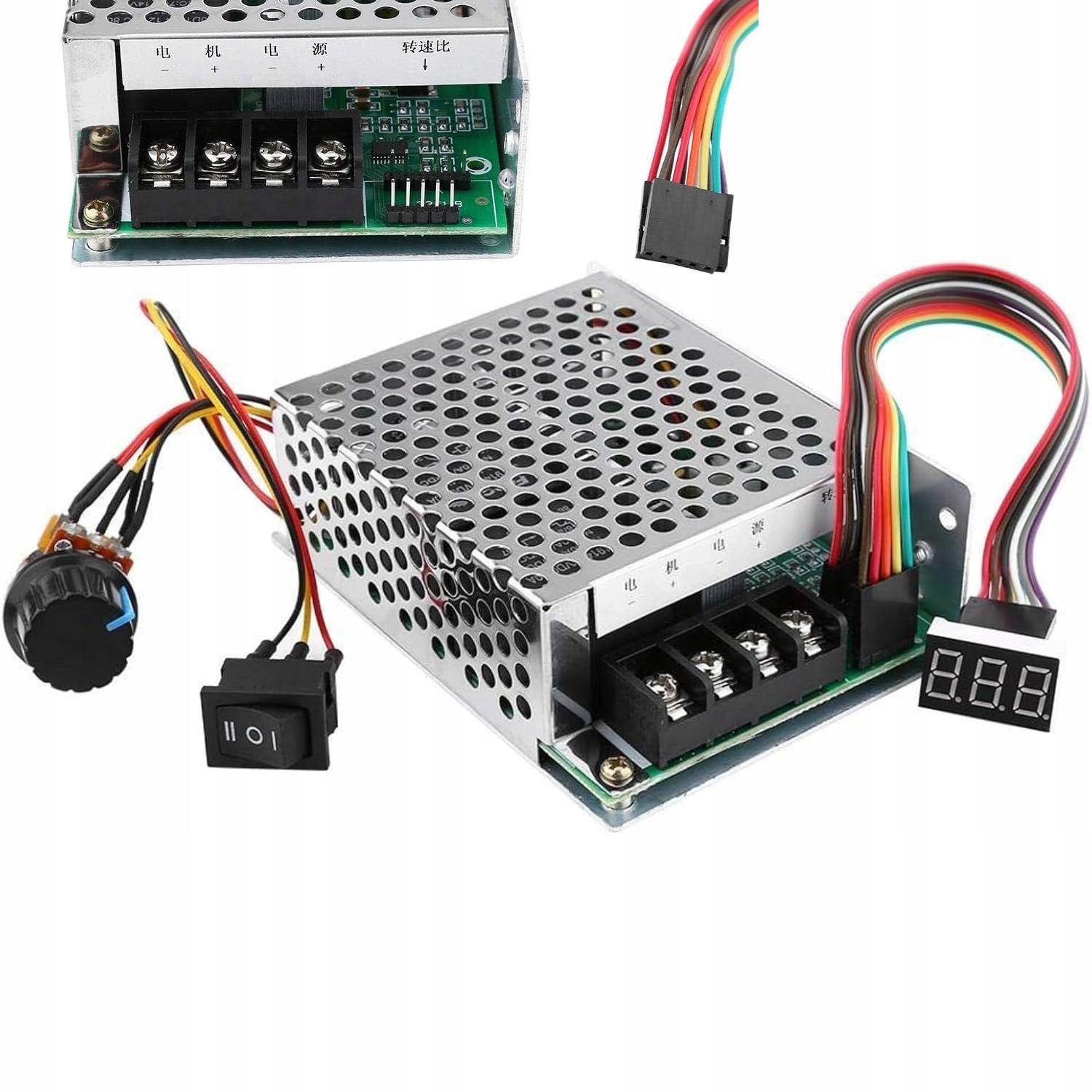 

Rosfix Regulator PWM Silnika DC 10-50V 40A – Precyzyjna Regulacja Napięcia | Wbudowany Wyświetlacz | Kompaktowa Konstrukcja 111x78x37 mm