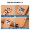 Leather Car Key Case Cover For Zeekr 9X Key Fob Cover Protective Shell Key Buckle Interior Decoration Accessories