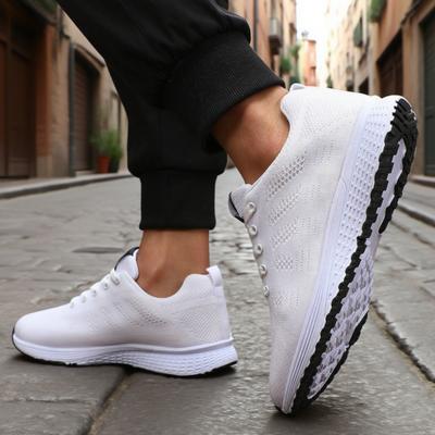 Best  Seller T Men's Casual Shoes Breathable Fashion Ultra Lightweight Running Sneakers Comfortable Tennis Lace Up Men's Shoes