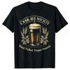 Cask Ale Society Vintage Pub Beer Graphic TShirt