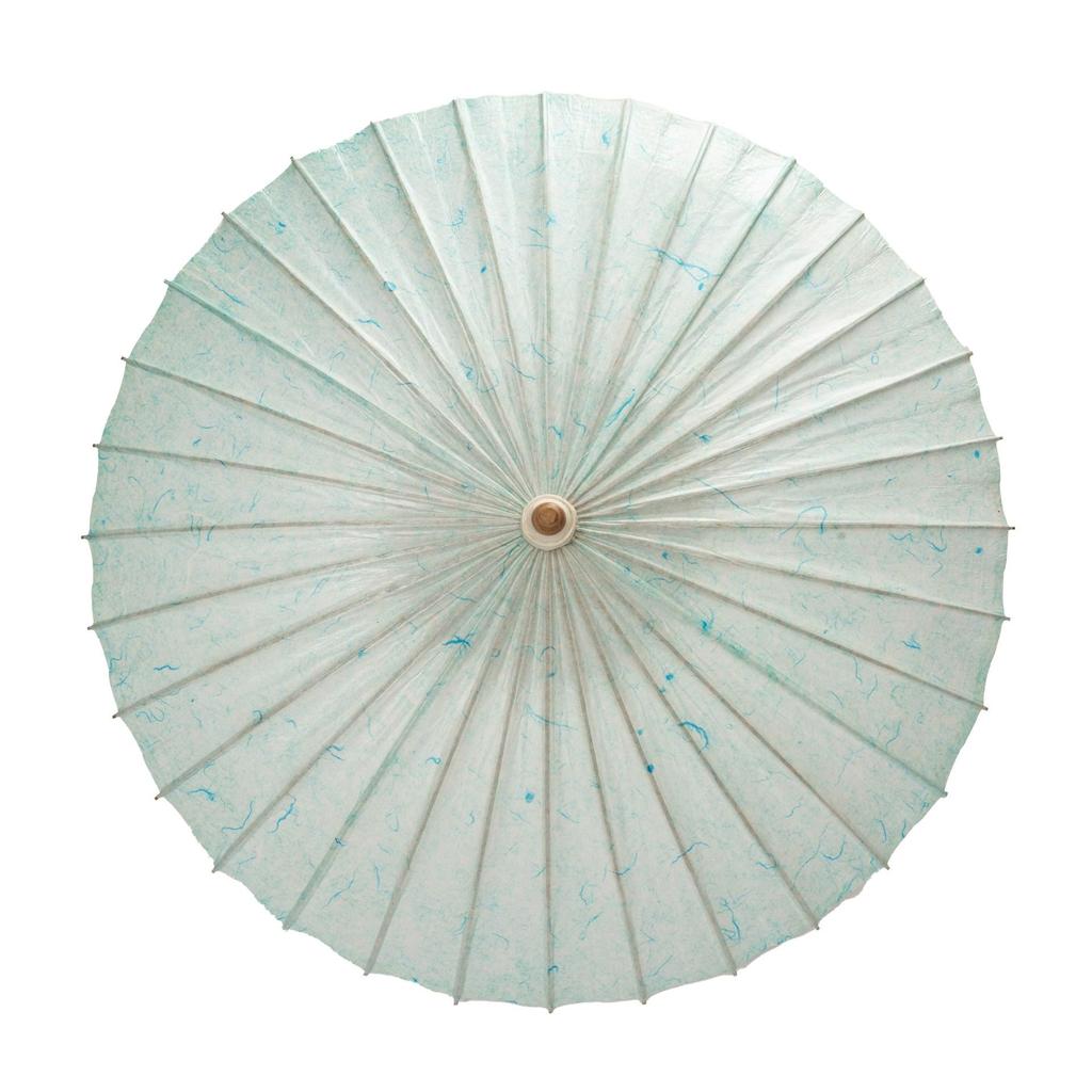 Ručně vyráběný retro deštník ve starožitném stylu - Pro déšť i slunce, Bambus, Nehmotné kulturní dědictví, Čínský design, Voděodolný papír napuštěný olejem.