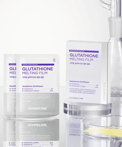 Dermafirm Glutathione Melting Film (1 Box, 10 Sheets)