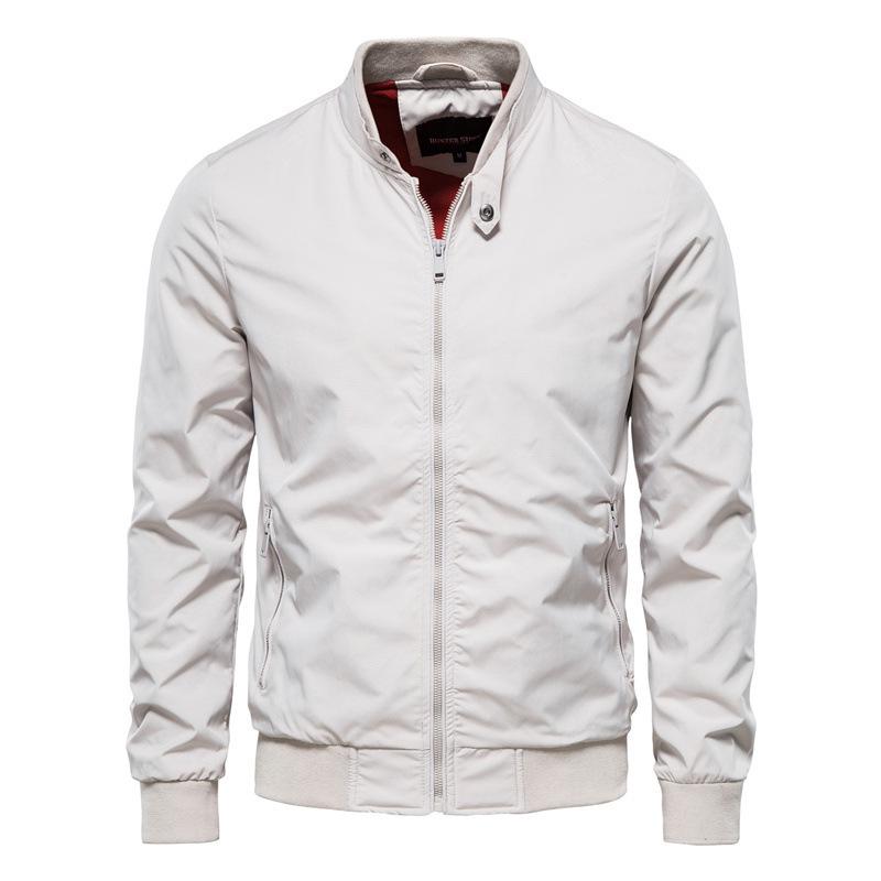 Trendy Men's European-American Spring/Autumn Casual Jacket - Fashionable Thin Outerwear