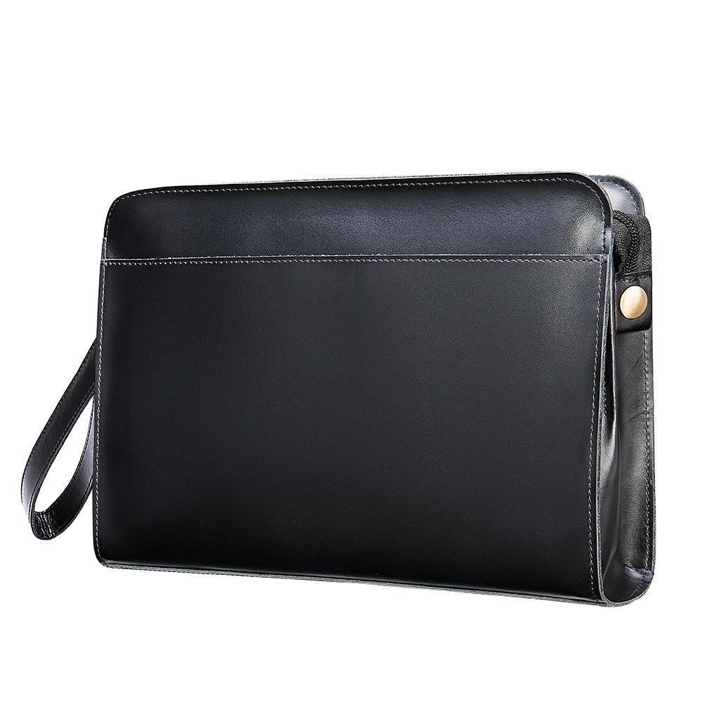 New Fashion Male Clutch Genuine Leather Men's Wallet Long Wallet Brand Cowskin Card Holder Men Hasp Vintage Clutch Wallets