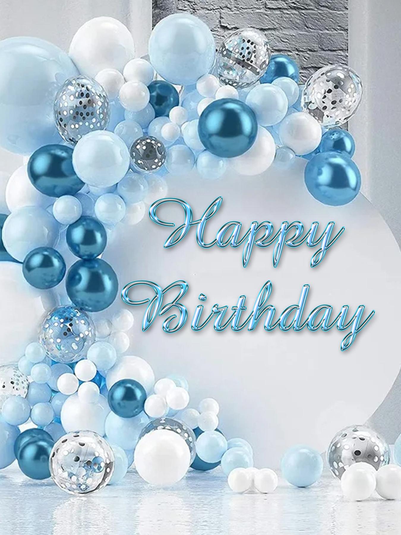 

Набор из 104 воздушных шаров на день рождения, украшение для вечеринки, украшение для открытия, воздушный шар, товары для украшения сцены на день рождения 10inch