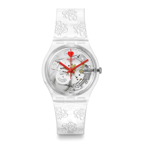 

Часы Swatch Girls Don t Cry от Verdy, SO28Z129, прозрачные