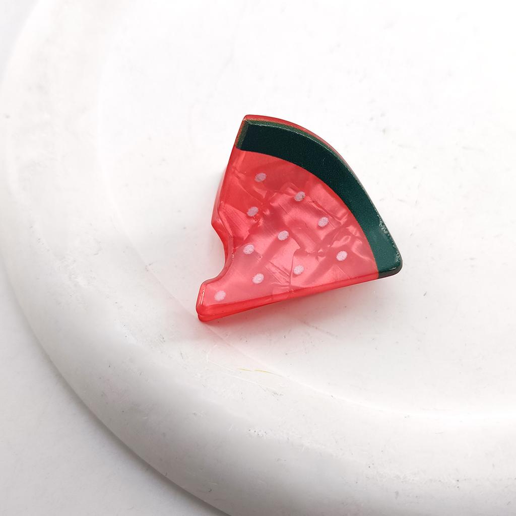 Cartoon Fruit Acetate Hairpin Cute Little Grab Strawberry Lemon Cherry Grape Bangs Broken Hairpin Top Clip Hair Accessories