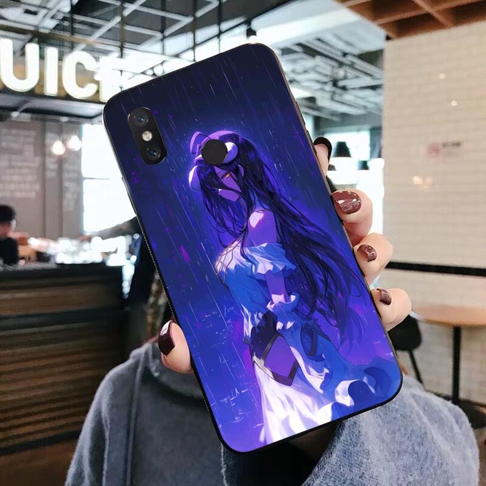 Anime Overlord Albedo Phone Case For Xiaomi Mi 5X 8 9 10 11 12 Lite Pro 10T PocoX3pro PocoM3 Note 10 Pro Lite