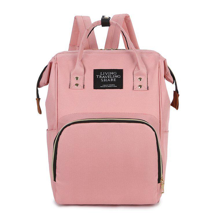 2026 Women's Large Capacity Canvas Backpack: Fashionable Double Shoulder Bag for Moms, Baby Accessories, and Milk Bottles