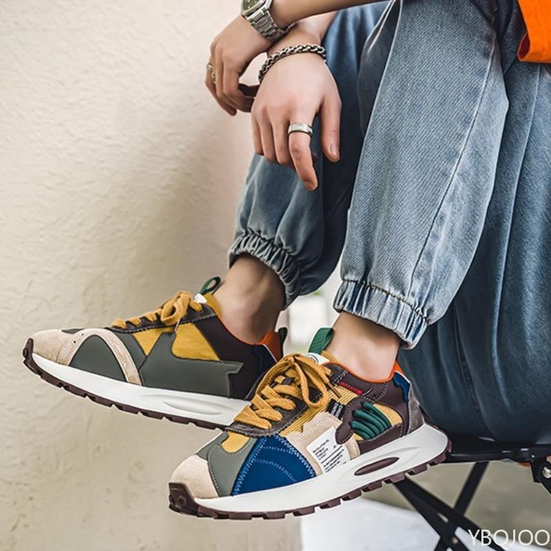 Spring New Height Increasing Thick Soled Casual Running Travel Sports Shoes Comfortable Non Slip Wear-resistant Men's Shoes