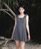 ROSEFRANTZ Flower Garden Mini Dress [Black]