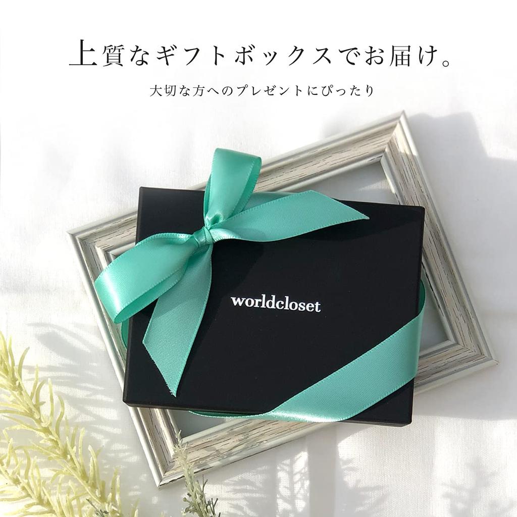 Gift Wrapping Genuine Calf Leather Mini Lucky Color Spring Wallet [World Closet] Women's Tri-Fold Wallet, (Mocha Brown),