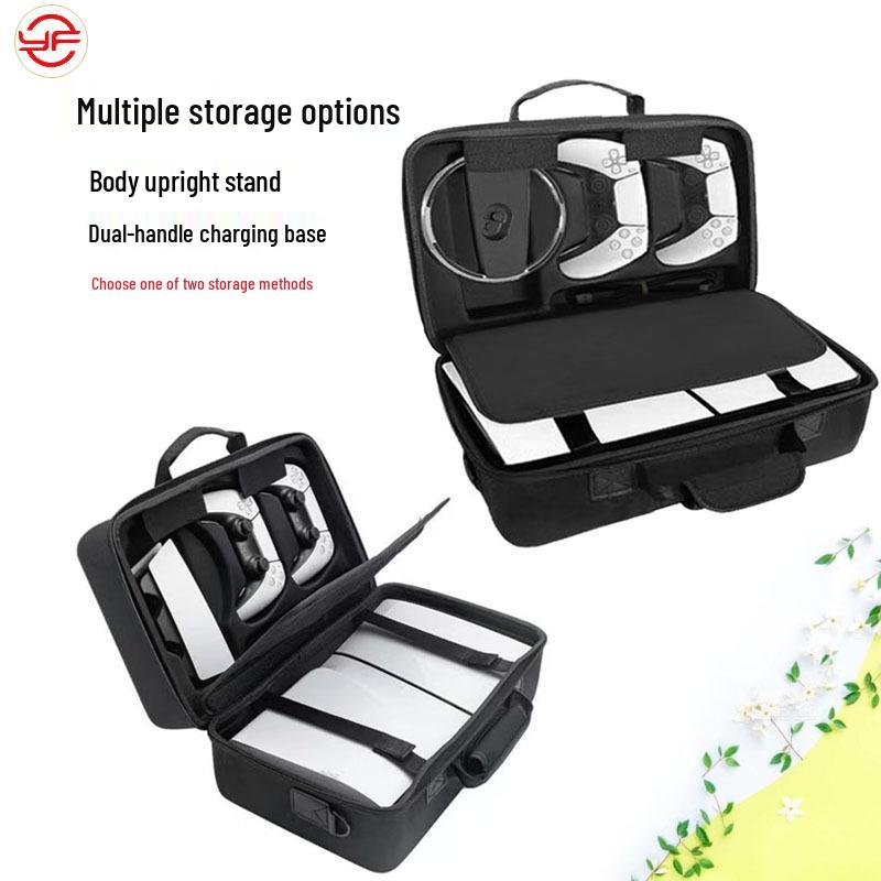 Sony PlayStation PS5 Slim Console Storage Bag: Lightweight, Handheld, Crossbody for Optical Drive Version.