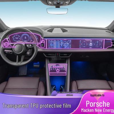 Decorative Gear Shift Stickers & Protection Film for 2024-2025 Porsche Macan Interior