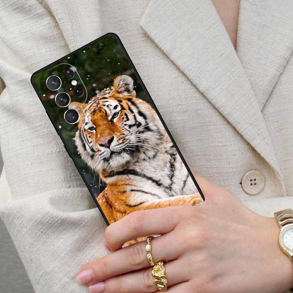 Tiger Cell Phone Case for Samsung Galaxy S26 Ultra S25 S24 S23 S22 S21 S20 Note10 Cover