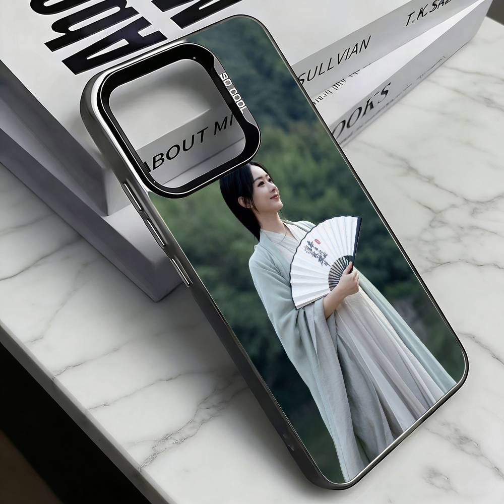 Z-Zhao Liying  Phone Case For iPhone 17,16,15,14,13,12,11 Plus,Pro Max,XS,Colored Silver Plated Inside Cover