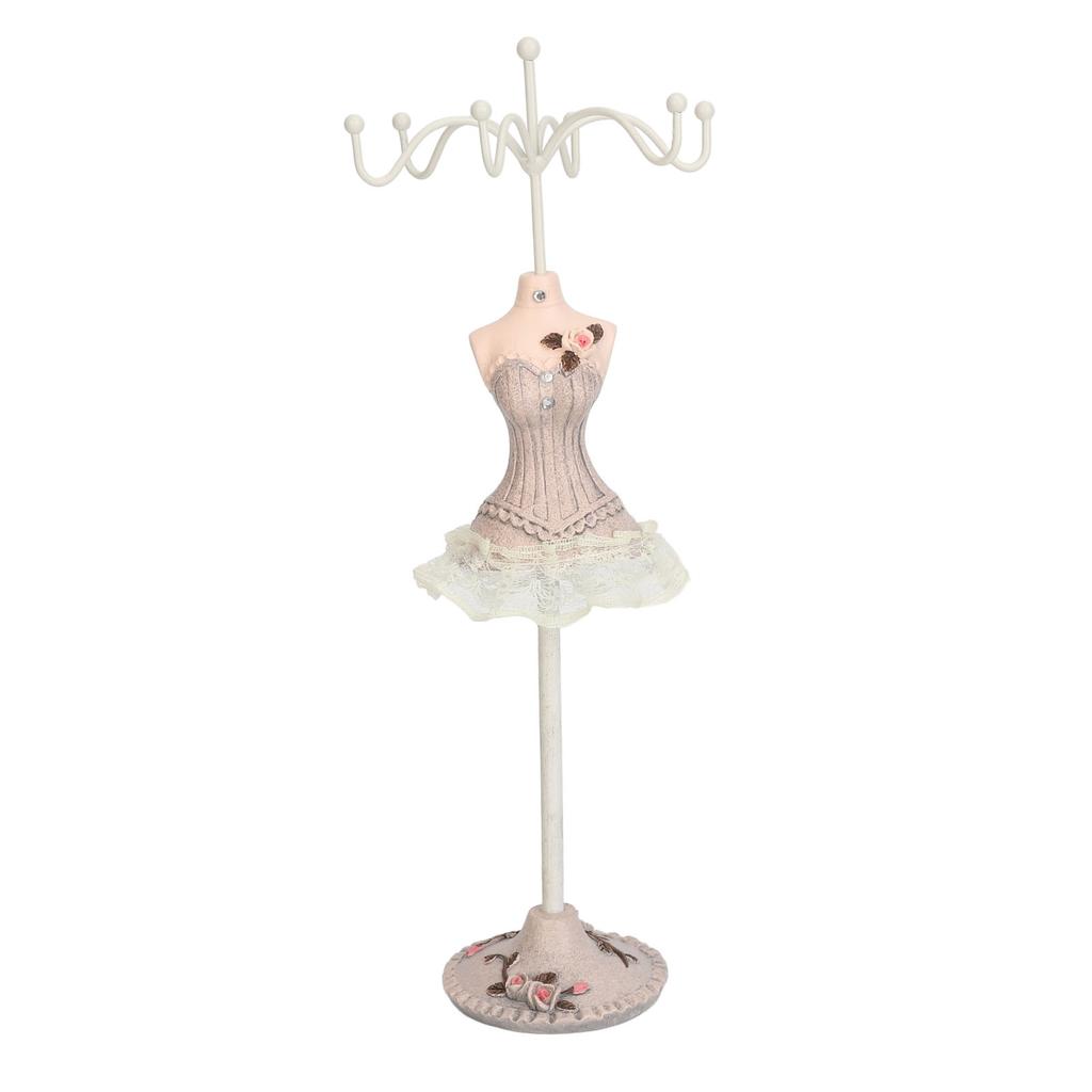 Mannequin Dress Jewelry Display Stand Model Dress Earrings Necklace Jewelry   Decorative Jewelry Doll Holder