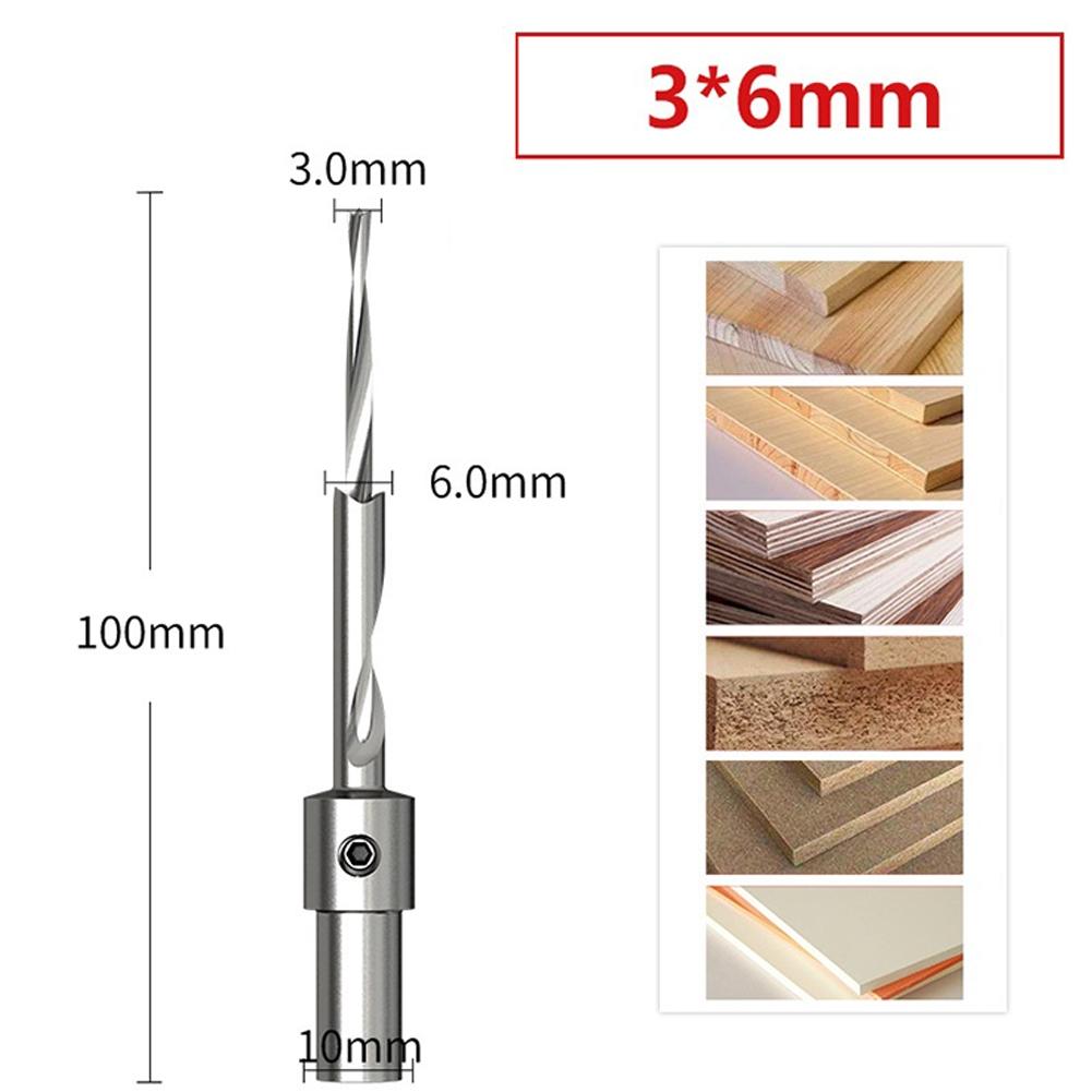 Professional Woodworking Tool Double Hole Opener Countersink Drill Bit