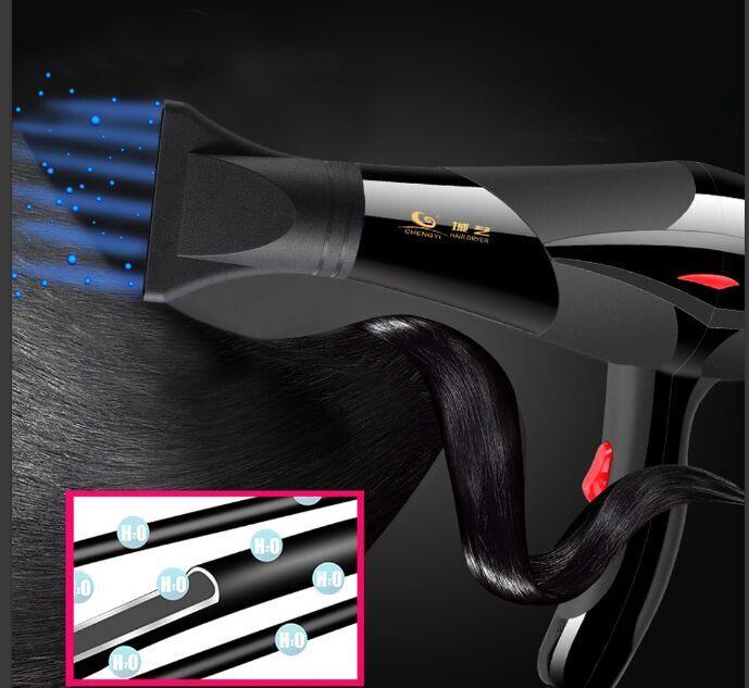 2100W Professional Black Hot Hair Dryers Pro Salon Ionic Ceramic Blow