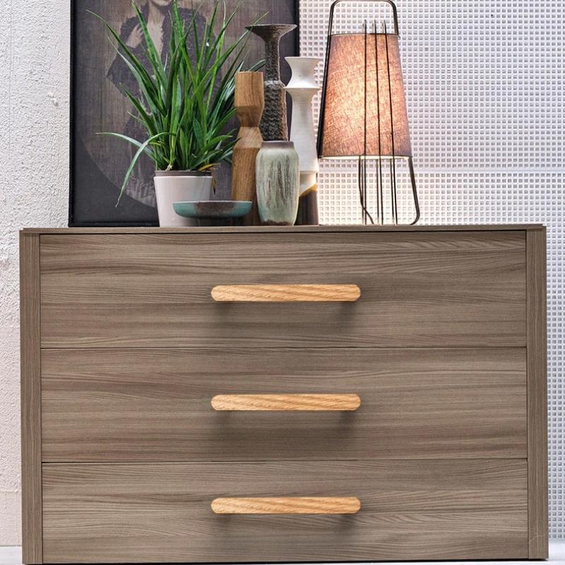 Wooden Cabinet Door Handle Cupboard Door Knob and Handle Kitchen Cabinet Knobs Wardrobe Door Handles for Furniture Hardware