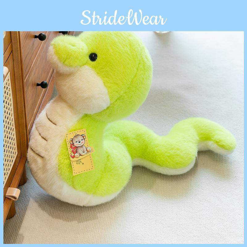 Year The Of Snake Mascot Plush Toy Cartoon Stuffed Animal Doll Gift Decoration