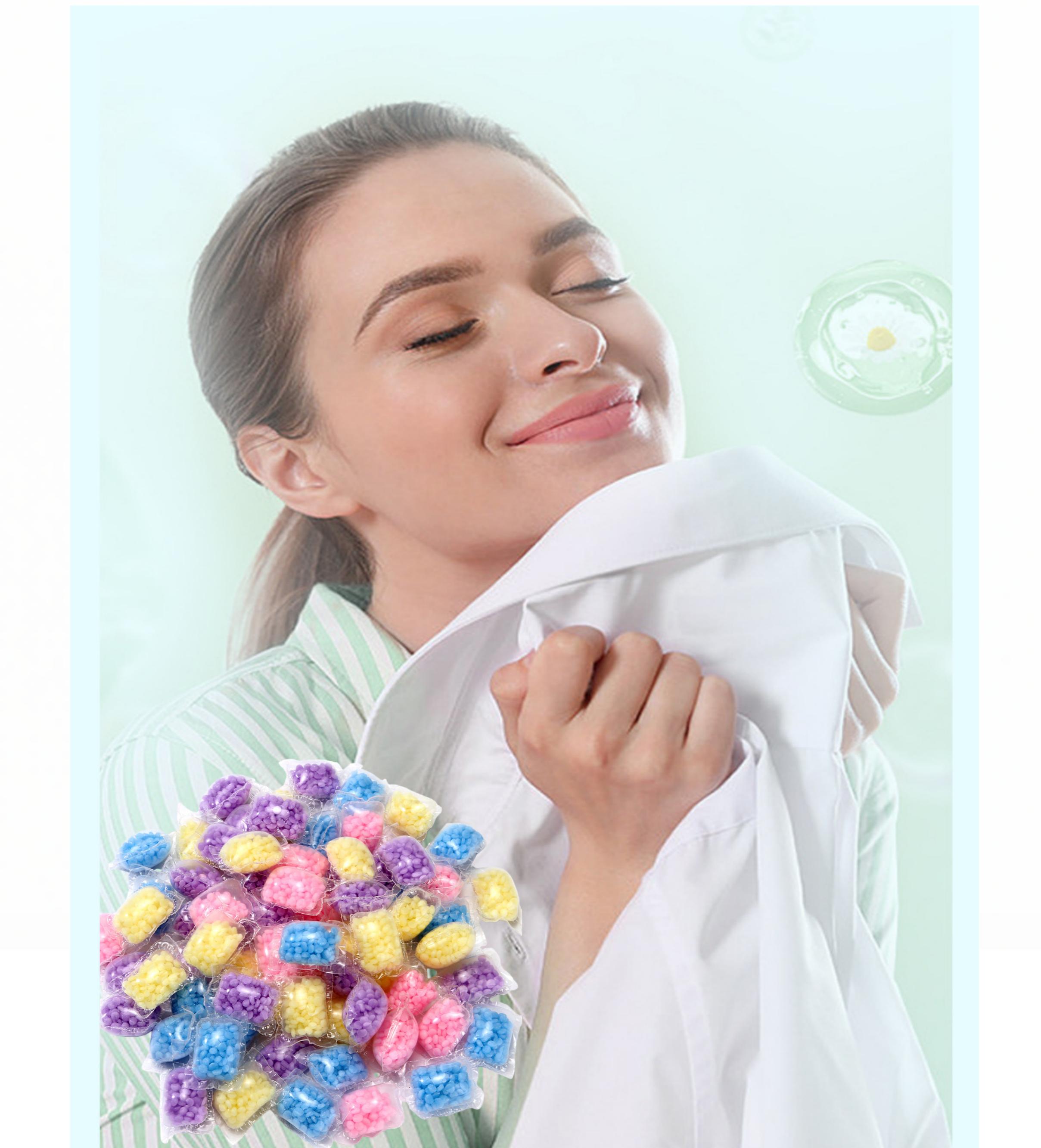 

Гранулы-усилители аромата для стирки, длительное удаление запаха, водорастворимые гранулы 1pc