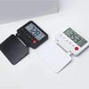 Digital Travel Alarm Clock Foldable - with Calendar Backlight Snooze Temperature LCD Thermometer