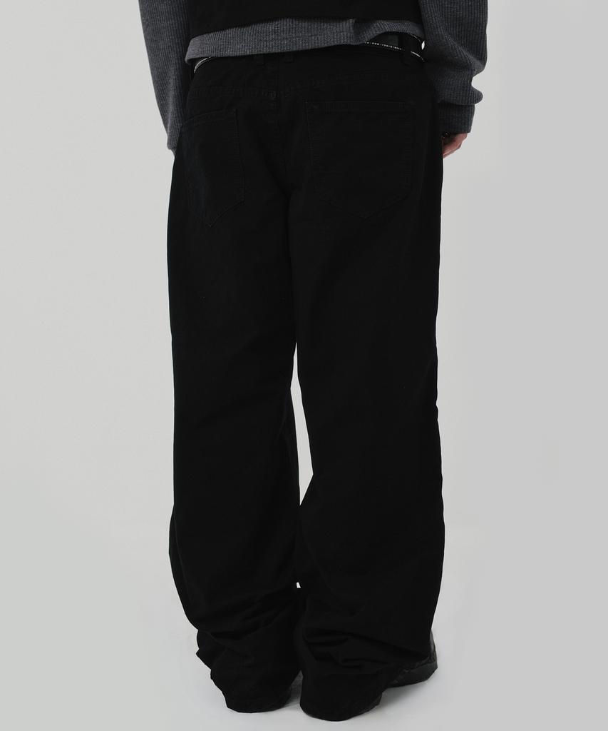 Seuweideu Semi Wide Pants [Black]