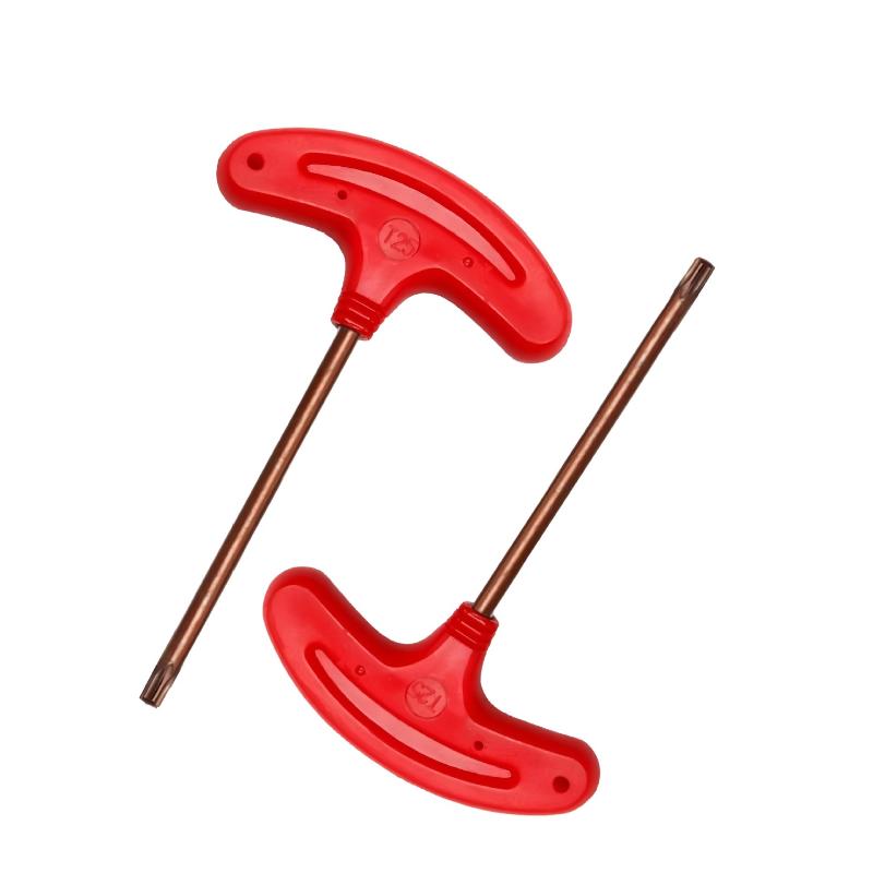 2Pcs Screw Driver T Shape Inner Hexagon Spanner Key Screwdrivers Handle Repair Screw Driver Wrench Hand Tools