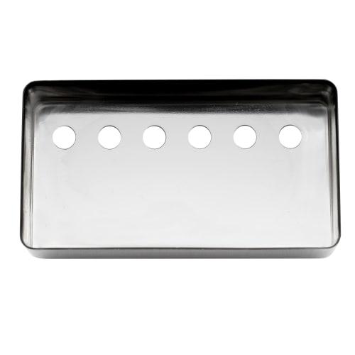Musiclily Pro 10mm Pitch Nickel Silver Alloy Humbucker Pickup Covers for Imported Electric Guitars, Black