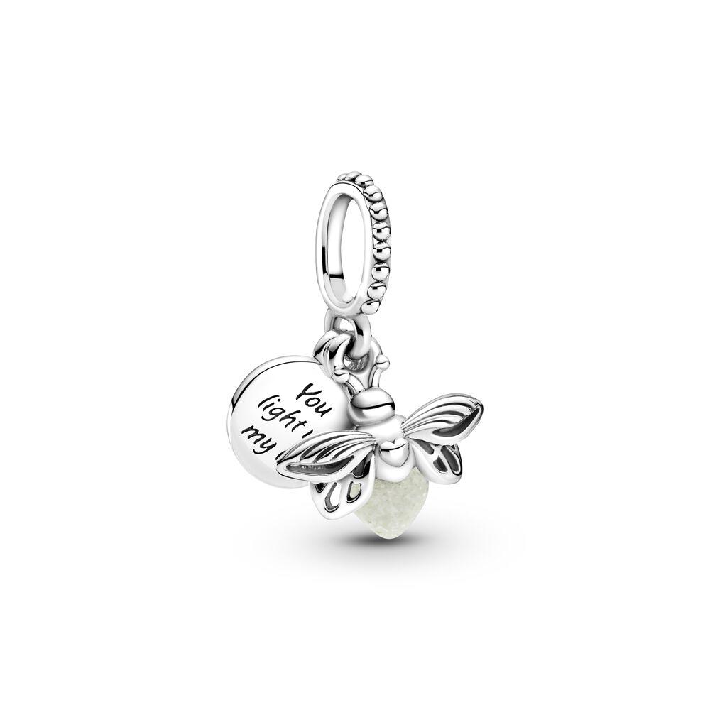New  S925 Silver Camping Night Sky Heart Shape Pendants Fit For Couples Bracelet Nacklace Jewelry Gift DIY Making