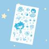 Korean Retro Summer Girl Stickers: Cute Cartoon Guka DIY Creative Set