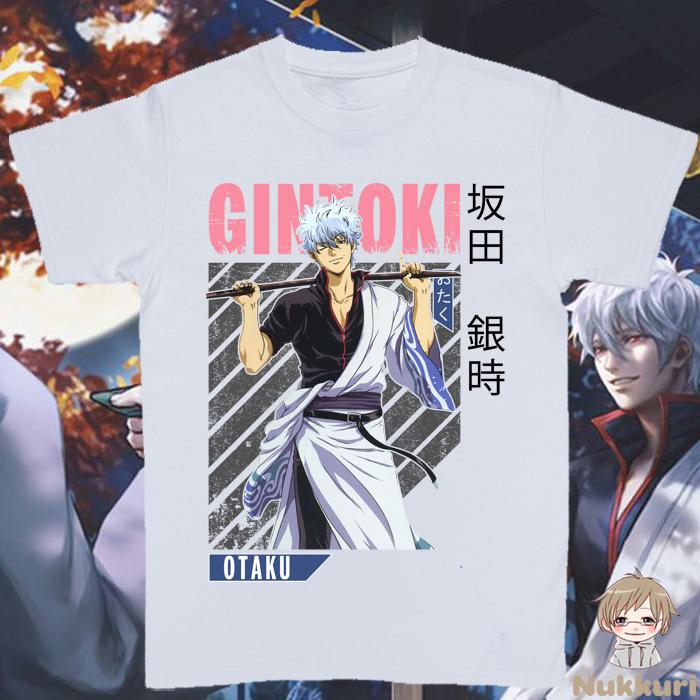 ANIME TSHIRT  Gintama  Gintoki Sakata TShirt 4XL
