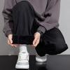 Wassup Sohot Men's Winter Fleece-Lined Wide-Leg Casual Sweatpants