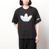 Adidas Originals Trefoil X Melting Sadness Joint T-Shirt With Fun Logo Print Men Tops Black HC5937