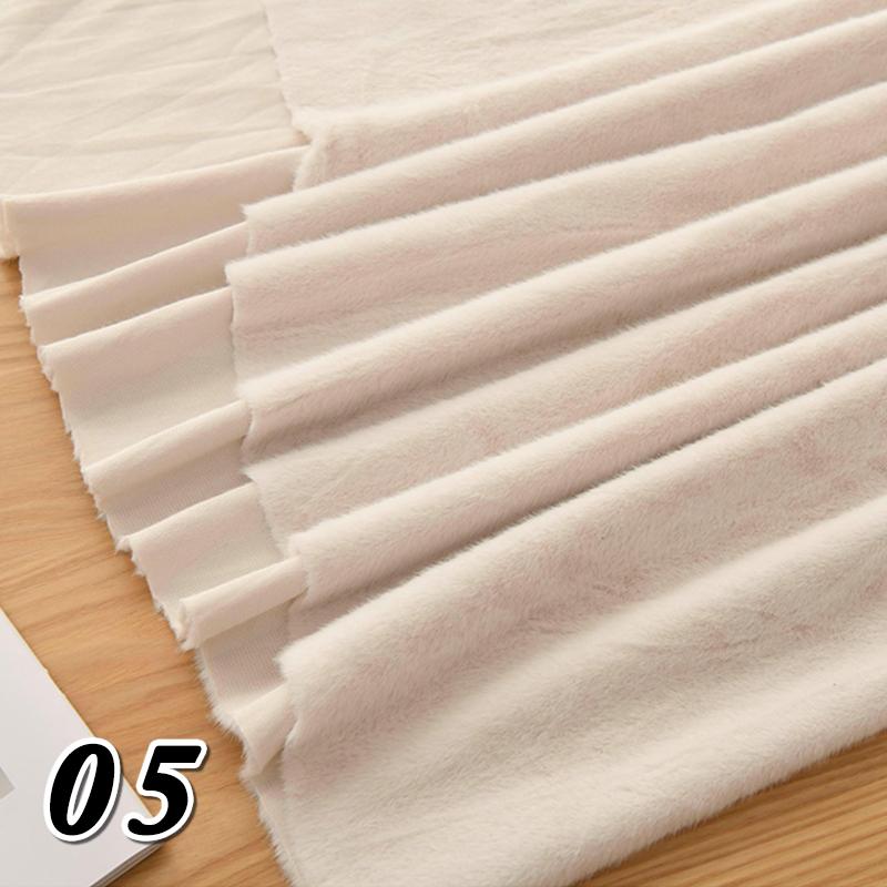 50*40cm Encrypt Imitation Rabbit Fur Fabric Thicken Plush Counter Background Clothing Fabric Handmade DIY Sewing Doll Fabric