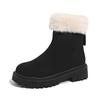 Emu Winter New Thick-soled Velvet Thickened Snow Boots for Women Large Size Warm Towel Short Boots Cotton Shoes for Women