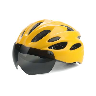 Professional Mountain Bike Helmet Goggles Integrated Driving Safety Helmet Road Bike Bicycle Riding Helmet Men and Women
