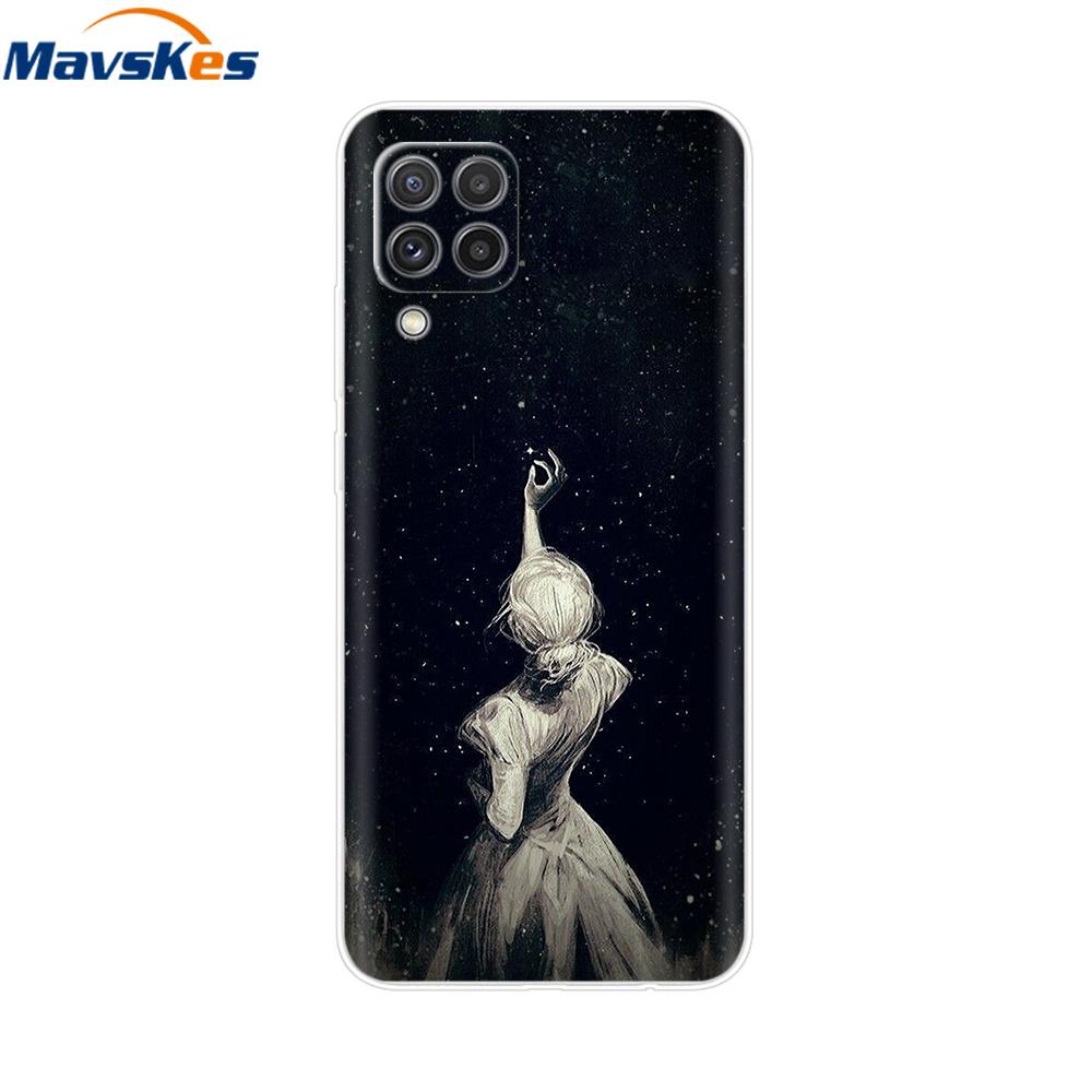 Dla Samsung Galaxy A12 A22 A42 5G Pokrowiec na tył Miękki TPU Przezroczyste etui na telefon Dla Samsung A32 A52 A72 Galaxy M12 M32 M42 M52 Fundas
