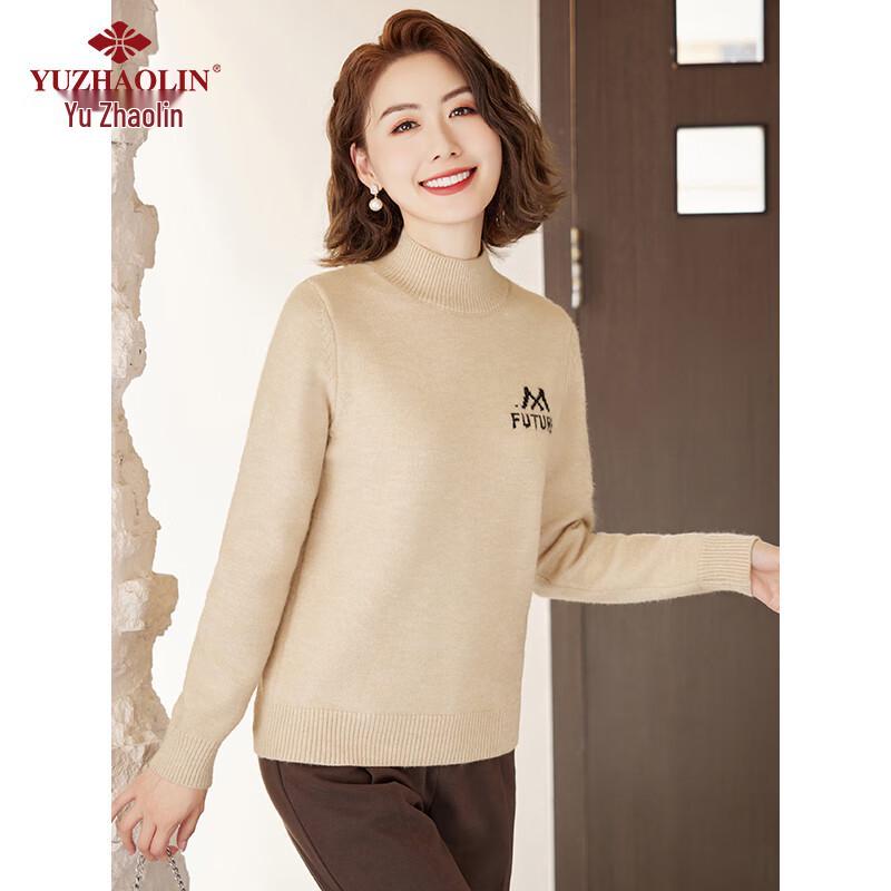 YUZHAOLIN Women's Thick Knitted Pullover Sweater
