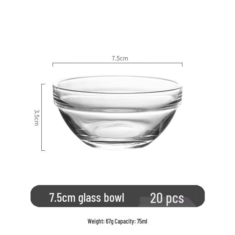 Commercial Heat-Resistant Glass Dessert Mold Bowl