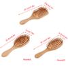 1Pc Hair Brush Women Massage Bamboo Combs Anti-Static Detangling Reduce Hair Loss Styling Tools
