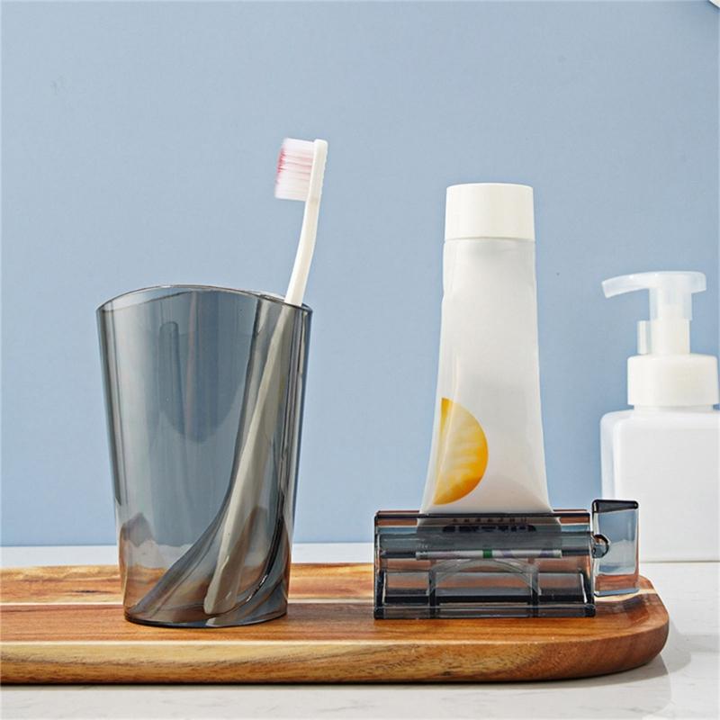 Toothpaste Dispenser Tube Squeezer Space Saving Presser For Cosmetics MultiPurpose Bathroom Accessory Easy Grip Design