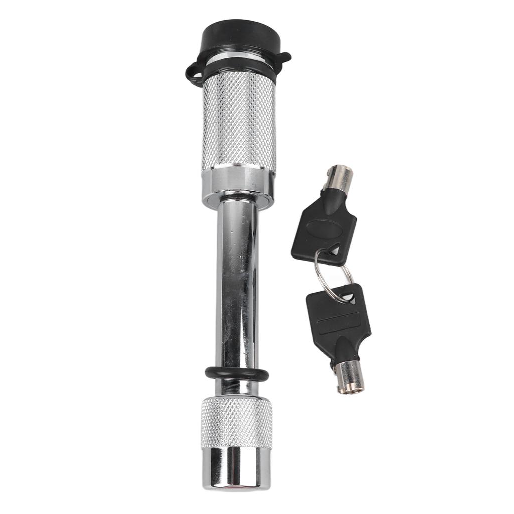 Tow Hitch Receiver Lock White Car Trailer Off Road Vehicle Truck Hitch Pin Key Lock