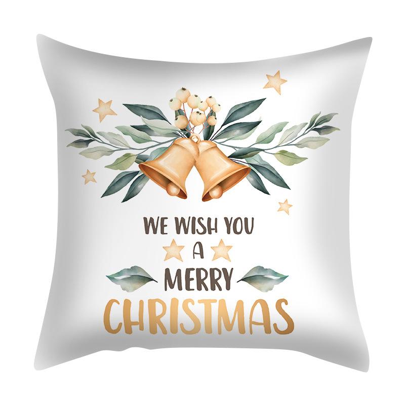 Kissenbezug, Cartoon-Weihnachts-Kissenbezug, nordisch, speziell für Wohnzimmer, Schlafzimmer, Kissen