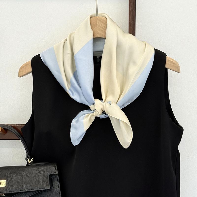 70 square scarves, new silk scarves, fashionable and versatile bags, tied hair scarves, headbands, neck protectors, scarves, shawls.