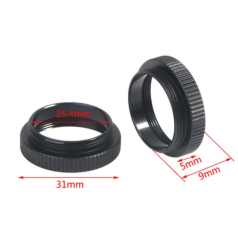 2Pcs/set Metal C-Mount 5mm Extension Tube Adapter C-CS Mount Adaptor Spacer Ring For CCTV Lens