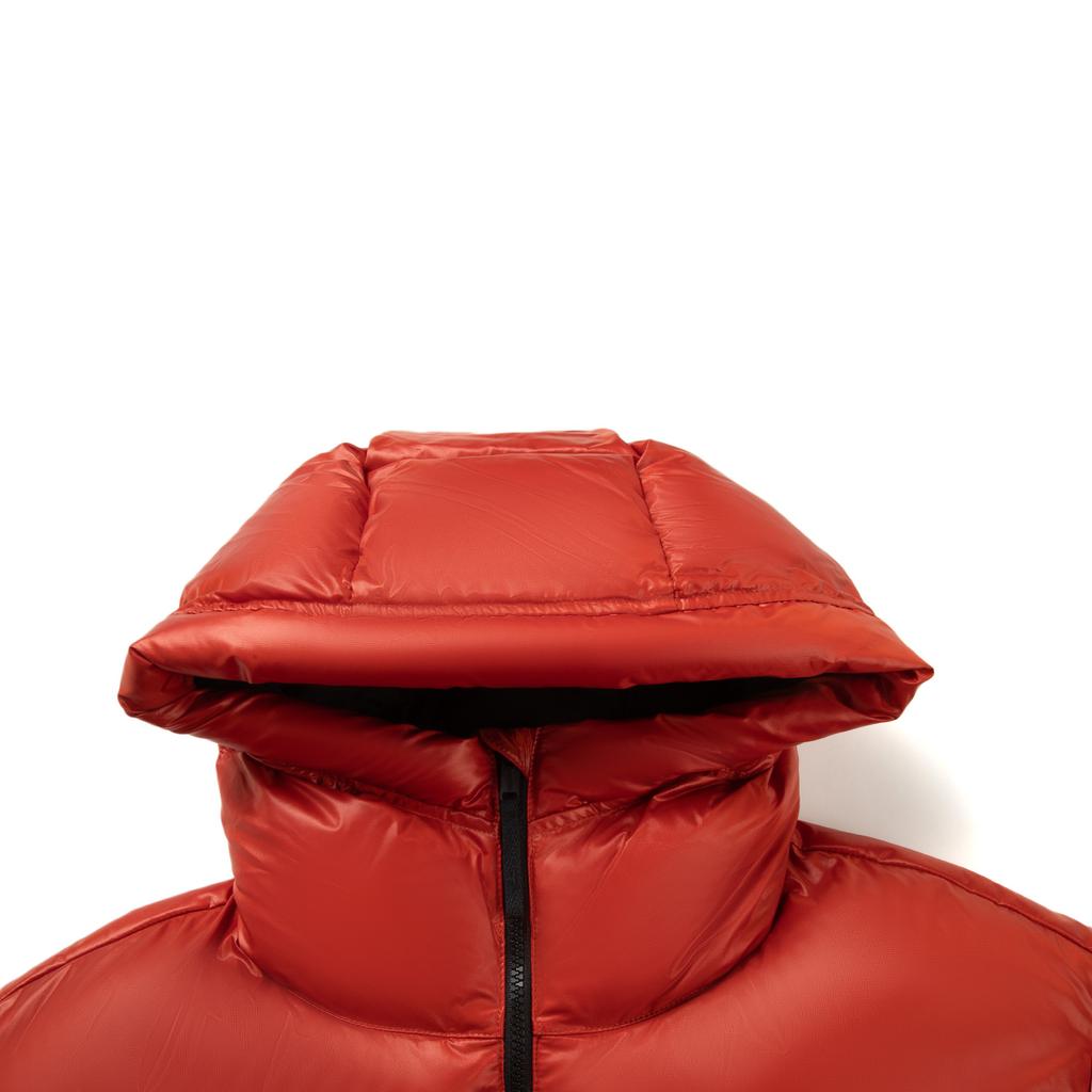 Li-Ning Chaqueta Plumífera con Capucha y Cremallera Estampado de Letras Serie Anti-Cinco Hombre Ropa Exterior AYMV501-4
