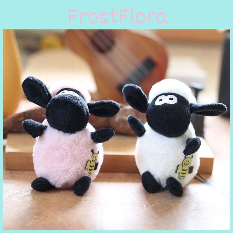 Adorable Plush Sheep Keychain Soft And Fluffy Bag Charm Cute Toy Doll