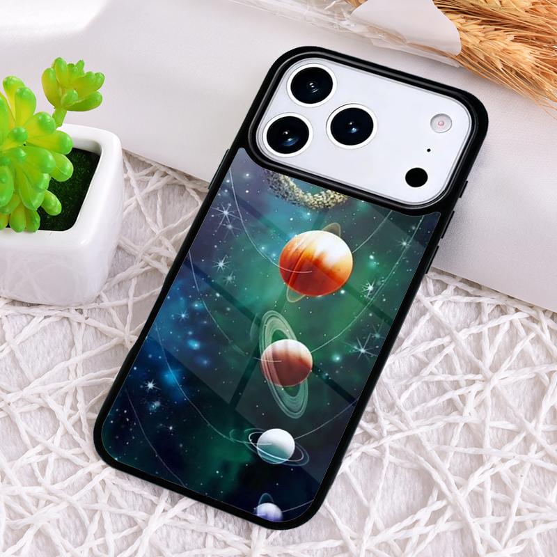 Astronaut Stars Constellation Phone Case for iPhone 17 Air 16 15 11 12 14 13 Pro Max Shockproof Cover